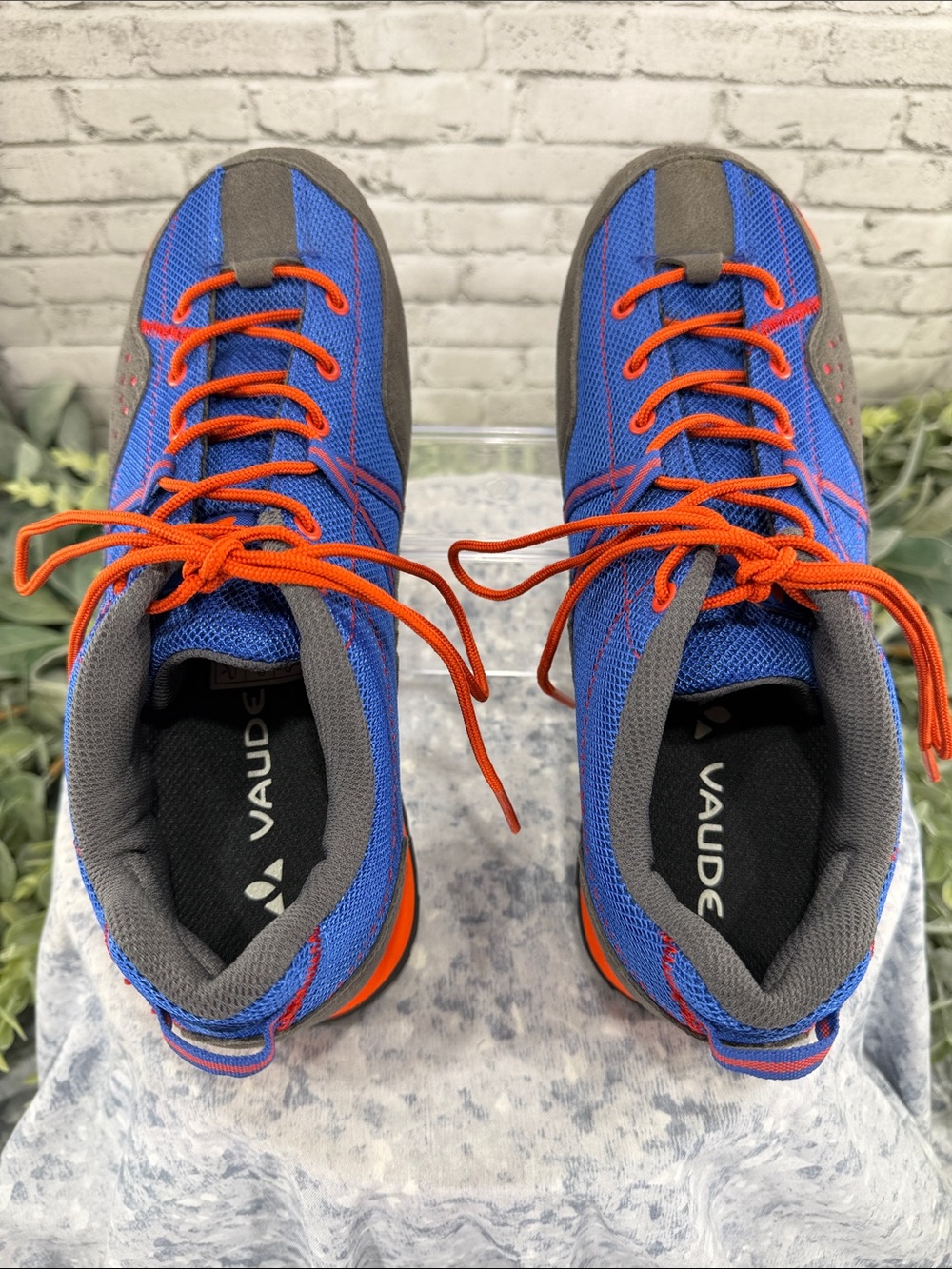 Vaude “Nilo” Gentian Blue Mesh Lace-Up Megagrip Athletic Sneakers Wms 8.5m Nwot View 6